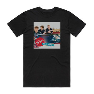 The Vamps Wild Heart Album Cover T-Shirt Black The Vamps Wild Heart Album Cover T-Shirt Black
