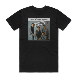The Vogues Five Oclock World Album Cover T-Shirt Black The Vogues Five Oclock World Album Cover T-Shirt Black
