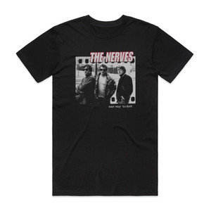 The Nerves One Way Ticket Album Cover T-Shirt Black The Nerves One Way Ticket Album Cover T-Shirt Black