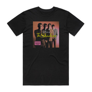The Shadows The Best Of The Shadows 1 Album Cover T-Shirt Black The Shadows The Best Of The Shadows 1 Album Cover T-Shirt Black