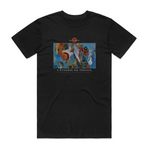 The Tangent Ltagre Du Travail The Shelf Of Work Album Cover T-Shirt Black The Tangent Ltagre Du Travail The Shelf Of Work Album Cover T-Shirt Black