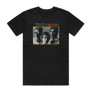 The Police King Of Pain Album Cover T-Shirt Black The Police King Of Pain Album Cover T-Shirt Black