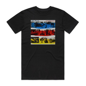 The Police Synchronicity 1 Album Cover T-Shirt Black