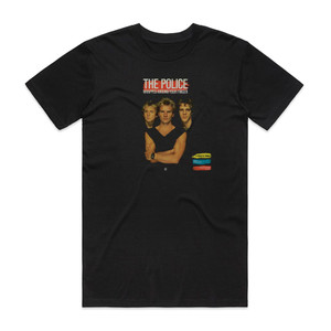 The Police Wrapped Around Your Finger Album Cover T-Shirt Black The Police Wrapped Around Your Finger Album Cover T-Shirt Black