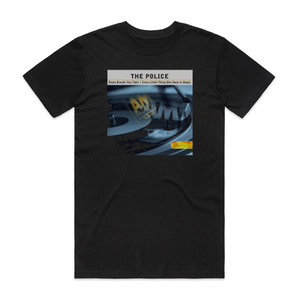 The Police Every Breath You Take 1 Album Cover T-Shirt Black The Police Every Breath You Take 1 Album Cover T-Shirt Black