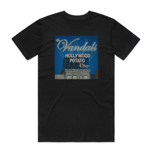 The Vandals Hollywood Potato Chip Album Cover T-Shirt Black The Vandals Hollywood Potato Chip Album Cover T-Shirt Black