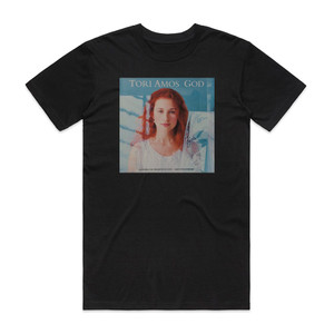 Tori Amos God 1 Album Cover T-Shirt Black Tori Amos God 1 Album Cover T-Shirt Black
