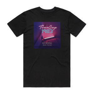 Timecop1983 My Room Album Cover T-Shirt Black Timecop1983 My Room Album Cover T-Shirt Black