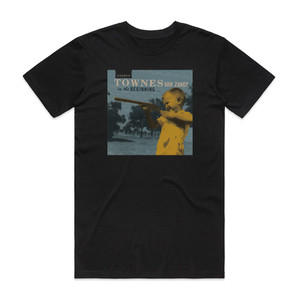 Townes Van Zandt In The Beginning Album Cover T-Shirt Black