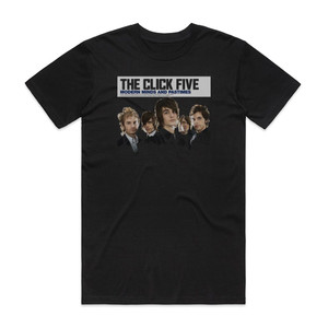 The Click Five Modern Minds And Pastimes Album Cover T-Shirt Black