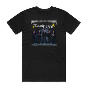 The Click Five Catch Your Wave Album Cover T-Shirt Black The Click Five Catch Your Wave Album Cover T-Shirt Black