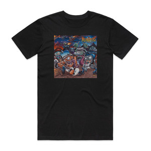 The Hellacopters Air Raid Serenades Album Cover T-Shirt Black