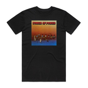 Tower of Power Tower Of Power Album Cover T-Shirt Black Tower of Power Tower Of Power Album Cover T-Shirt Black