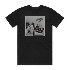 The Screaming Jets Live Forever Album Cover T-Shirt Black The Screaming Jets Live Forever Album Cover T-Shirt Black