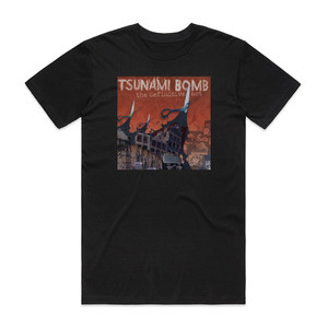 Tsunami Bomb The Definitive Act Album Cover T-Shirt Black