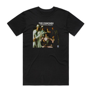 The Osmonds Love Me For A Reason Album Cover T-Shirt Black The Osmonds Love Me For A Reason Album Cover T-Shirt Black