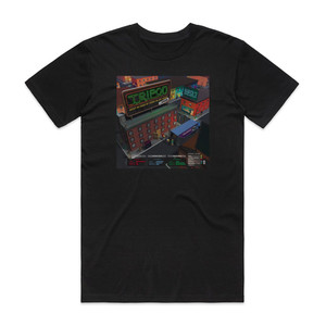 Tripod About An Hour Of Song In An Hour Again Album Cover T-Shirt Black Tripod About An Hour Of Song In An Hour Again Album Cover T-Shirt Black