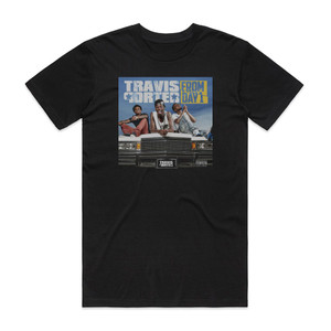 Travis Porter From Day 1 Album Cover T-Shirt Black