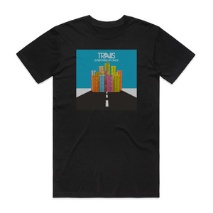 Travis Everything At Once Album Cover T-Shirt Black Travis Everything At Once Album Cover T-Shirt Black