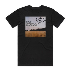 Travis Writing To Reach You Album Cover T-Shirt Black Travis Writing To Reach You Album Cover T-Shirt Black