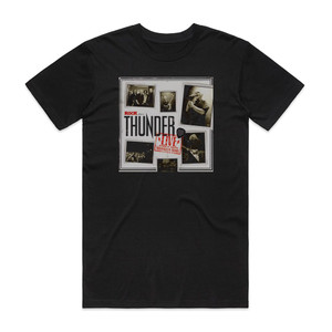 Thunder Live Album Cover T-Shirt Black Thunder Live Album Cover T-Shirt Black