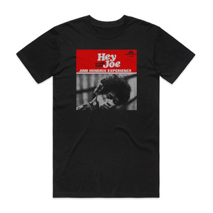 The Jimi Hendrix Experience Hey Joe Stone Free Album Cover T-Shirt Black