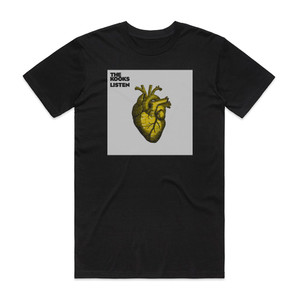 The Kooks Listen 1 Album Cover T-Shirt Black The Kooks Listen 1 Album Cover T-Shirt Black