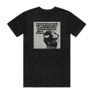 The Riverboat Gamblers Time To Let Her Go Album Cover T-Shirt Black