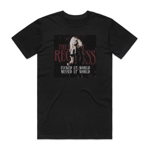 The Pretty Reckless Fd Up World Messed Up World Album Cover T-Shirt Black