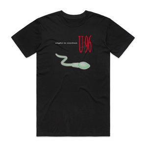 U96 Night In Motion Album Cover T-Shirt Black U96 Night In Motion Album Cover T-Shirt Black