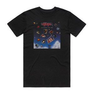 Utopia Anthology 1974 1985 Album Cover T-Shirt Black Utopia Anthology 1974 1985 Album Cover T-Shirt Black