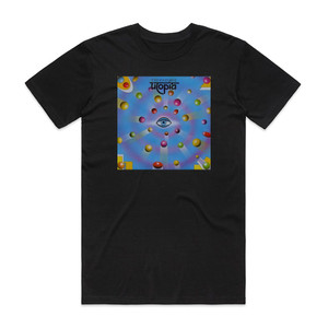 Utopia Todd Rundgrens Utopia Album Cover T-Shirt Black Utopia Todd Rundgrens Utopia Album Cover T-Shirt Black
