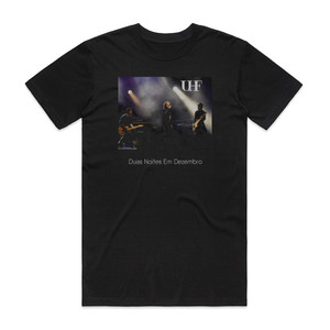 UHF Duas Noites Em Dezembro Album Cover T-Shirt Black UHF Duas Noites Em Dezembro Album Cover T-Shirt Black