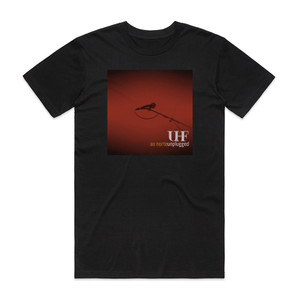 UHF Ao Norte Unplugged Cd1 Album Cover T-Shirt Black UHF Ao Norte Unplugged Cd1 Album Cover T-Shirt Black