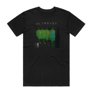 Ultravox Three Into One Album Cover T-Shirt Black Ultravox Three Into One Album Cover T-Shirt Black