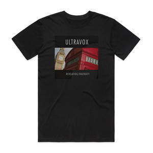 Ultravox Revelation Ingenuity Album Cover T-Shirt Black Ultravox Revelation Ingenuity Album Cover T-Shirt Black