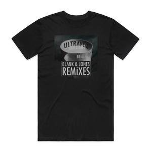 Ultravox Brilliant Blank Jones Remixes Album Cover T-Shirt Black Ultravox Brilliant Blank Jones Remixes Album Cover T-Shirt Black