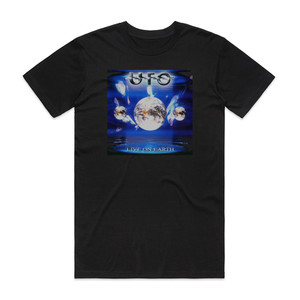 UFO Live On Earth Album Cover T-Shirt Black UFO Live On Earth Album Cover T-Shirt Black