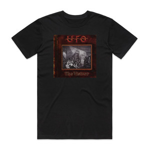 UFO The Visitor Album Cover T-Shirt Black