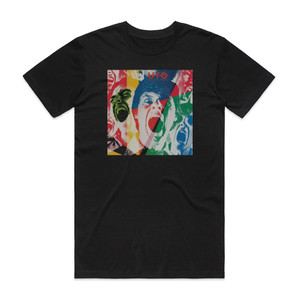 UFO Strangers In The Night 4 Album Cover T-Shirt Black UFO Strangers In The Night 4 Album Cover T-Shirt Black