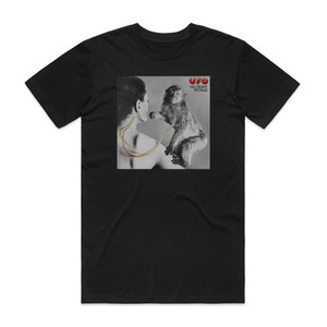 UFO No Heavy Petting Album Cover T-Shirt Black UFO No Heavy Petting Album Cover T-Shirt Black
