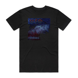 UFO Sharks Album Cover T-Shirt Black UFO Sharks Album Cover T-Shirt Black