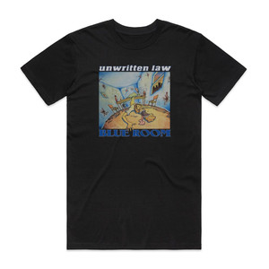 Unwritten Law Blue Room 1 Album Cover T-Shirt Black Unwritten Law Blue Room 1 Album Cover T-Shirt Black