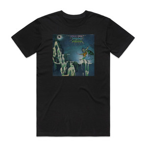 Uriah Heep Demons And Wizards 1 Album Cover T-Shirt Black Uriah Heep Demons And Wizards 1 Album Cover T-Shirt Black