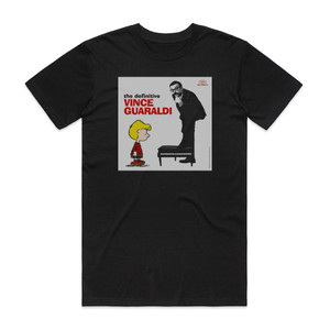 Vince Guaraldi The Definitive Vince Guaraldi Album Cover T-Shirt Black