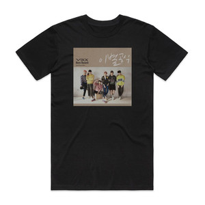VIXX Boys Record Album Cover T-Shirt Black VIXX Boys Record Album Cover T-Shirt Black