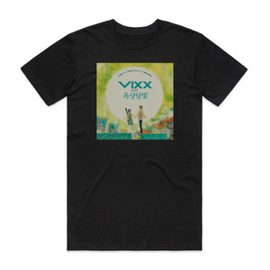 VIXX Ybird From Jellyfish Island With Vixx Okdal Album Cover T-Shirt Black VIXX Ybird From Jellyfish Island With Vixx Okdal Album Cover T-Shirt Black