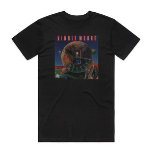 Vinnie Moore Time Odyssey Album Cover T-Shirt Black Vinnie Moore Time Odyssey Album Cover T-Shirt Black