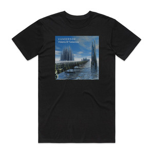 Vanderson Visions Of Tomorrow Album Cover T-Shirt Black Vanderson Visions Of Tomorrow Album Cover T-Shirt Black