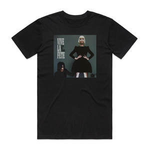 Vive la Fete Jour De Chance Album Cover T-Shirt Black Vive la Fete Jour De Chance Album Cover T-Shirt Black